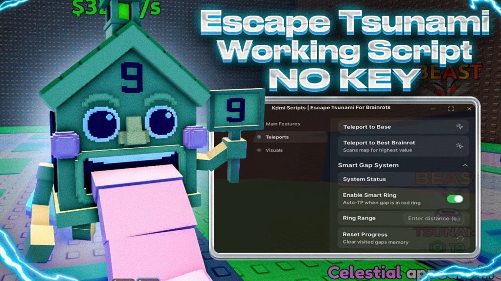 Escape Tsunami For Brainrots Script